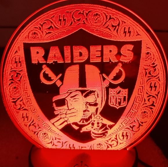 Raiders led desk lamp - Picture 7 of 9